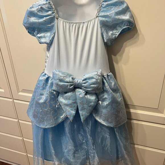 DISNEY Authentic Cinderella Deluxe Costume Dress, Crown & Scepter (Girls Med) - Picture 6 of 16